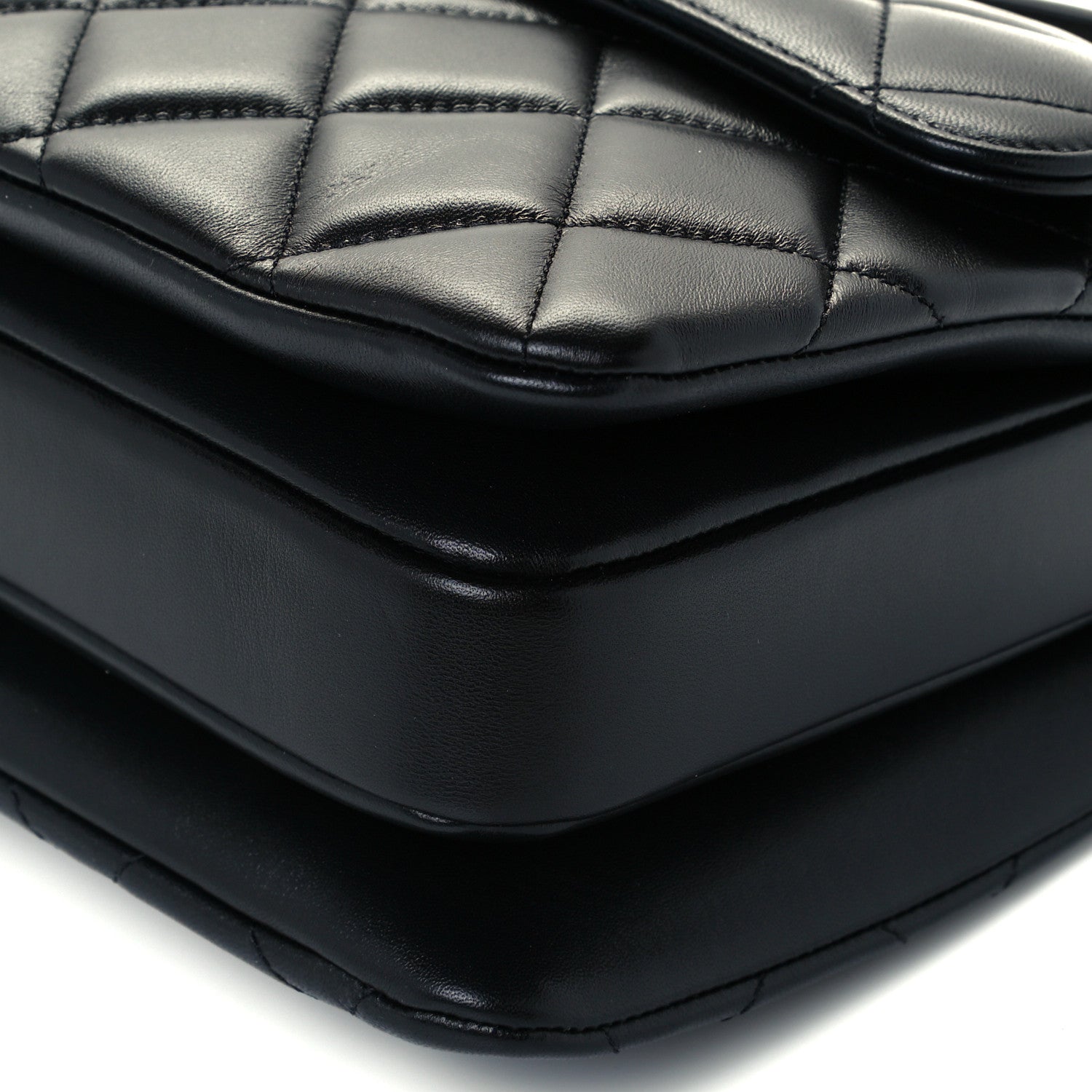 Chanel Lambskin Quilted Small Trendy CC Dual Handle Flap Bag Black 6 of 12