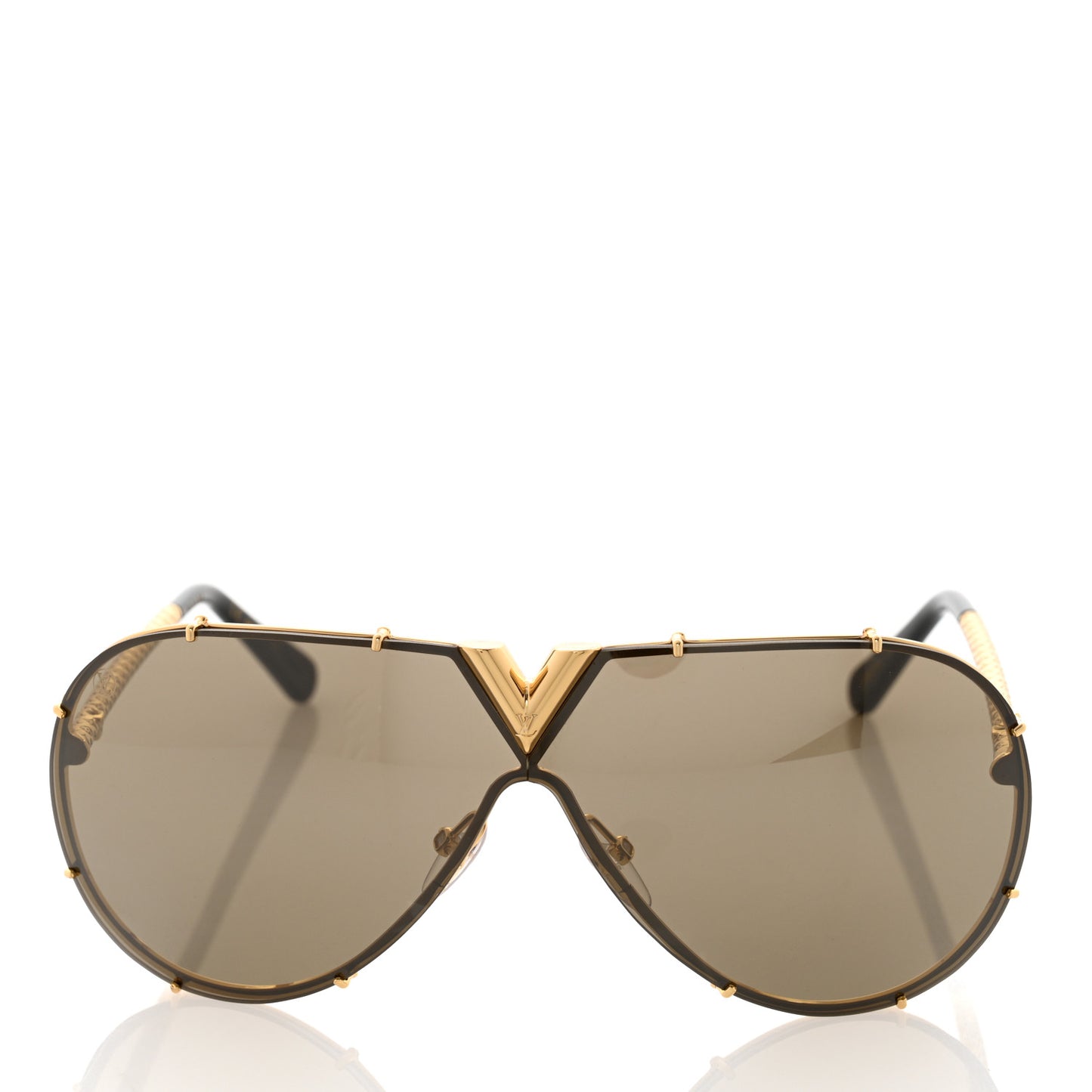 Metal LV Drive Sunglasses Z0897W Black Gold