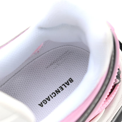 Balenciaga Rubber Mesh Tri-Color Womens Track.2 Open Sneakers 41 Pink Grey White 8 of 9