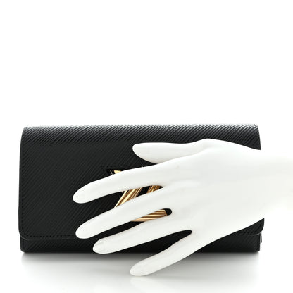 Louis Vuitton Epi Twist Wallet Black 2 of 7