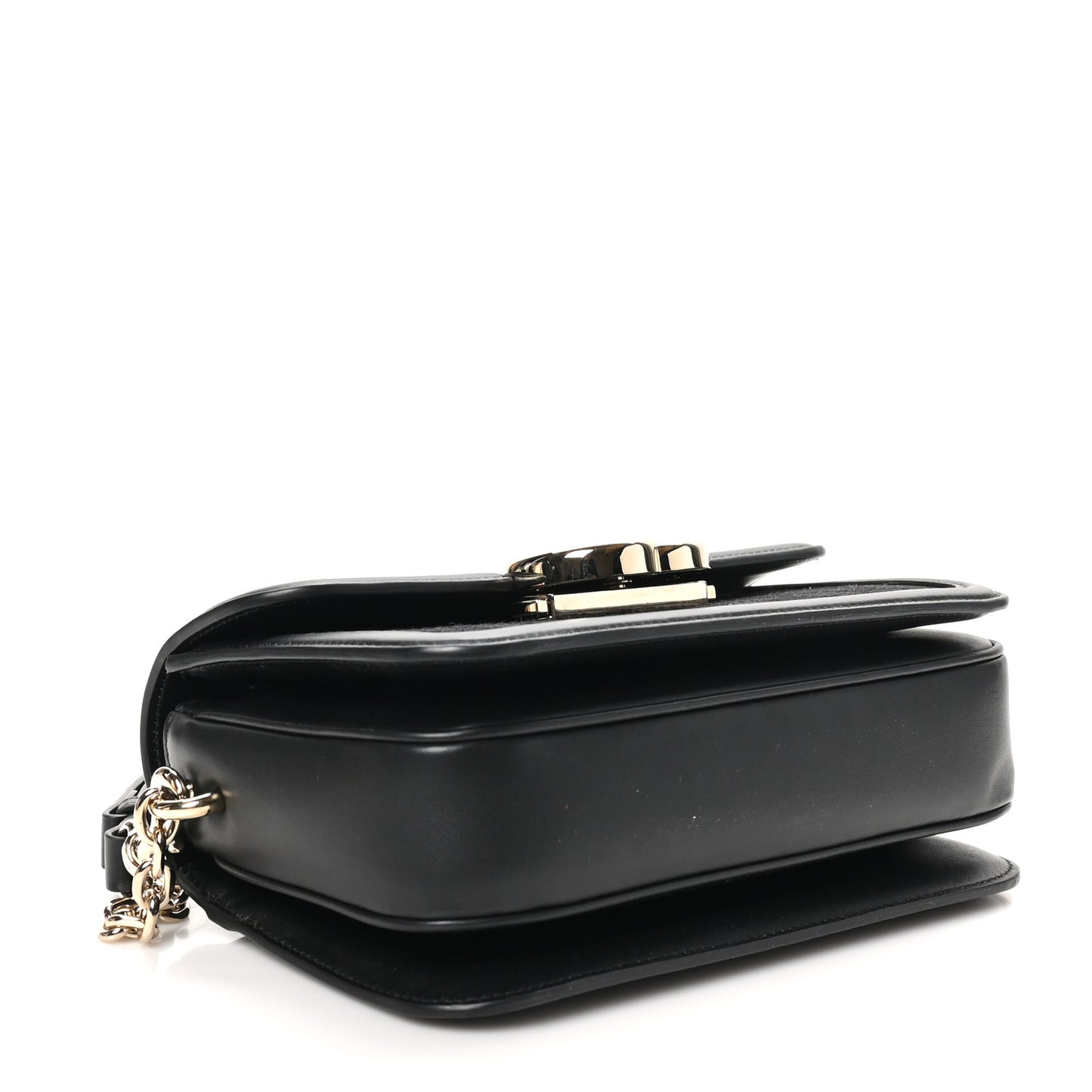 Crepe Wool Silk GG Monogram Go Small Shoulder Bag Black