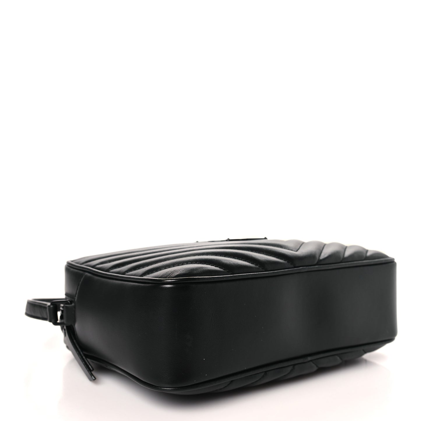 Calfskin Matelasse Monogram Monochrome Lou Camera Bag Black