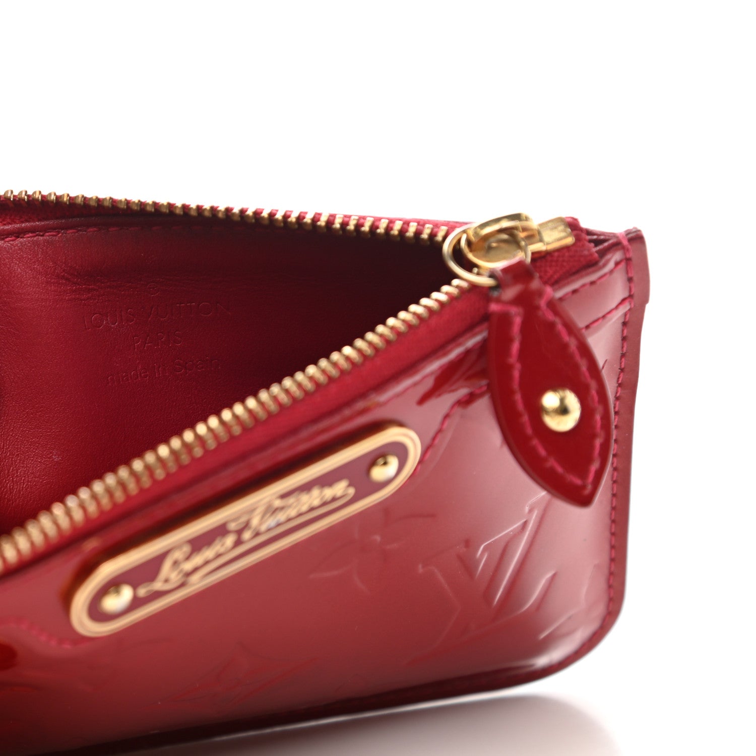 Louis Vuitton Vernis Key Pouch Pomme D'Amour 6 of 9