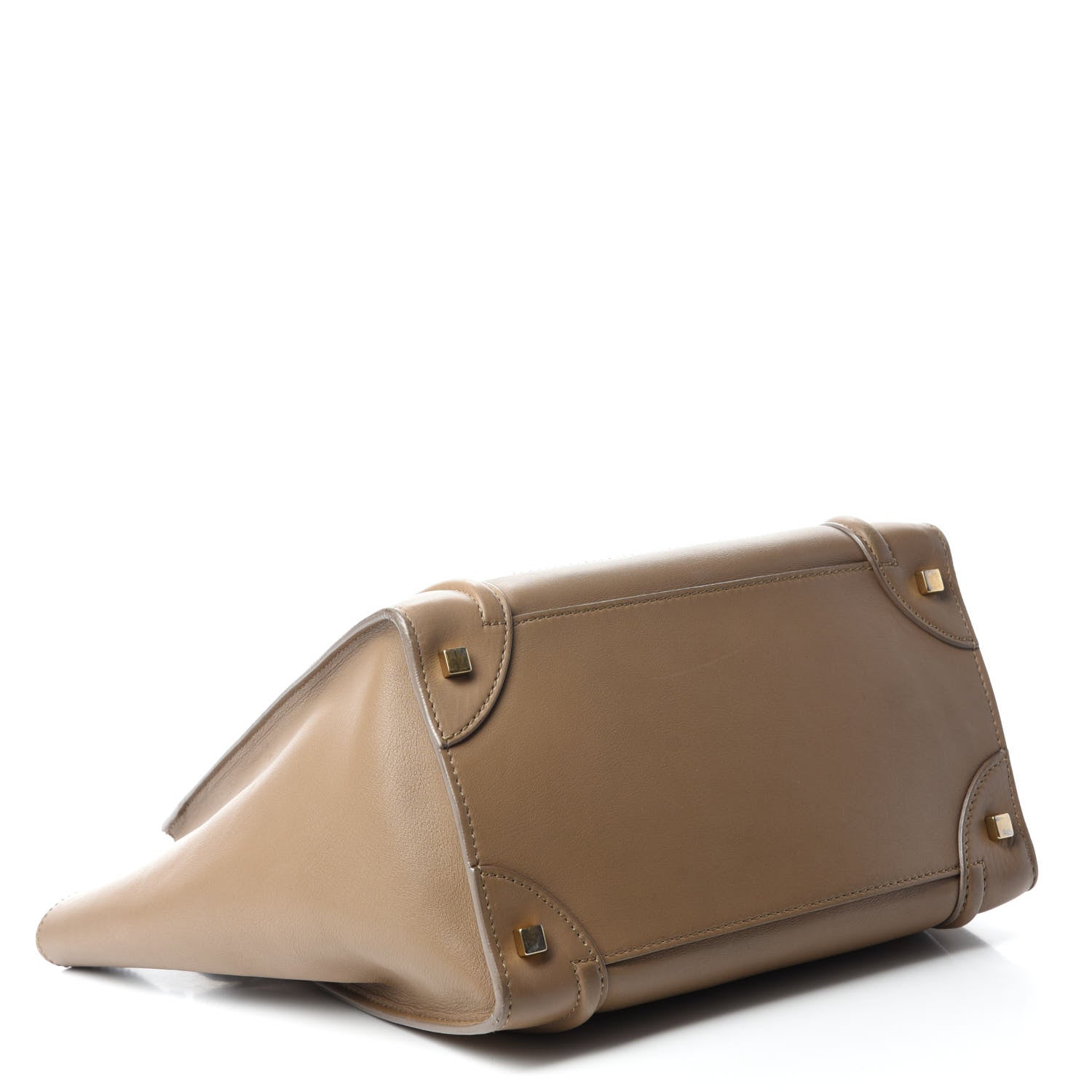 Celine Smooth Calfskin Mini Luggage Camel 4 of 11