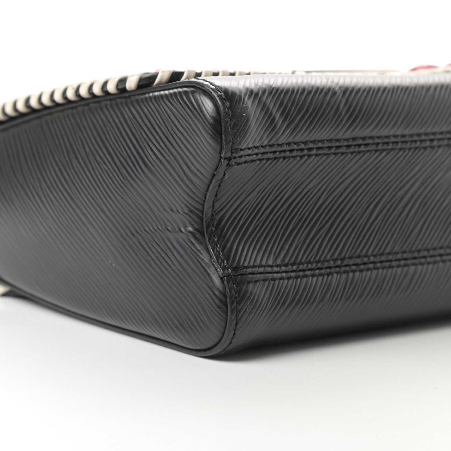 Louis Vuitton Epi Braided Twist Shoulder Bag MM Black 9 of 11