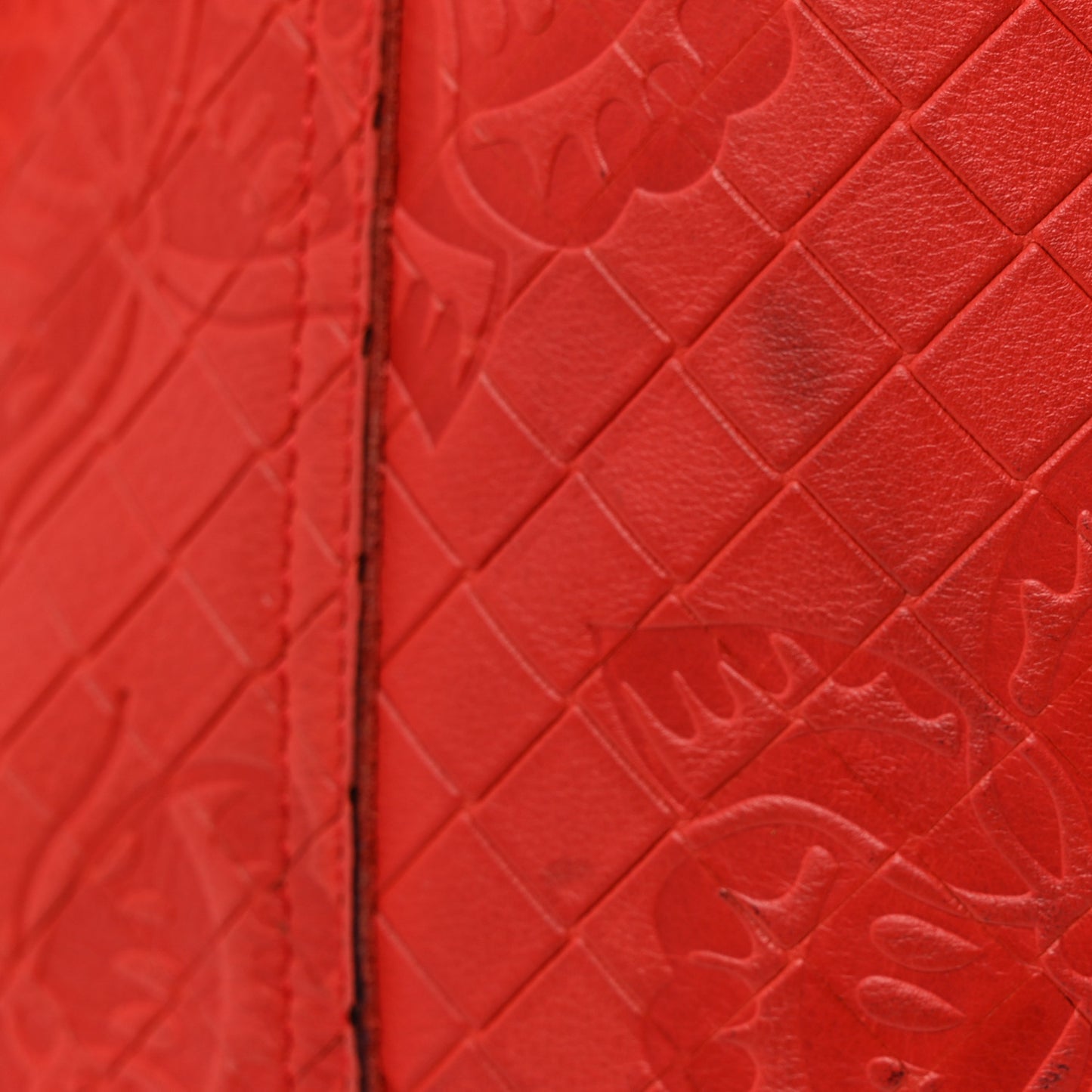 Nappa Intrecciomirage Butterfly Tote Red