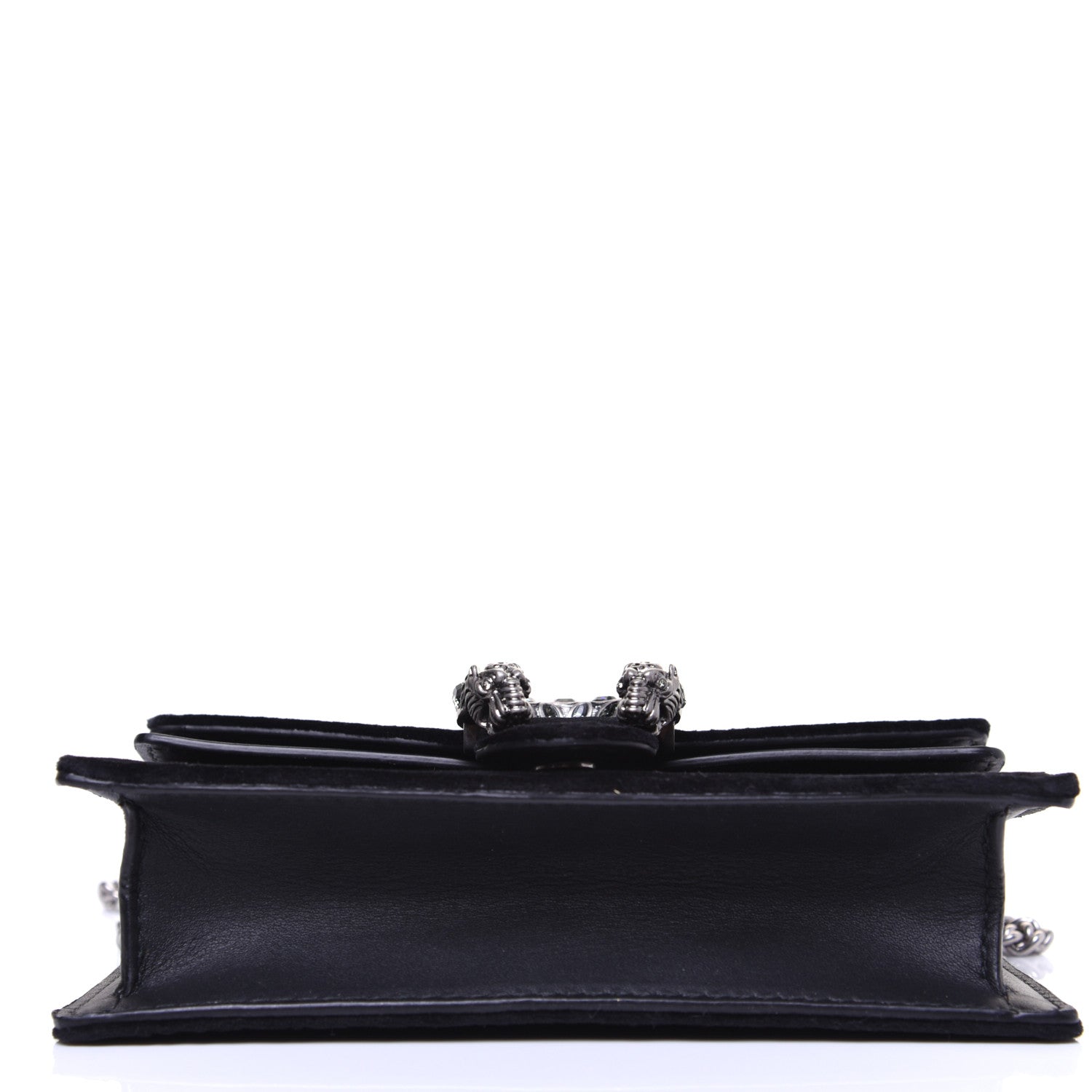 Gucci Velvet Super Mini Dionysus Shoulder Bag Black 9 of 12