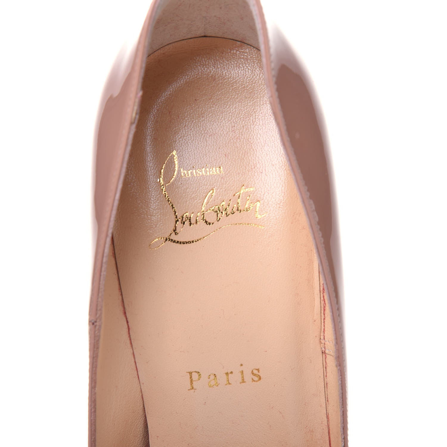 Christian Louboutin Patent So Kate 120 Pumps 39 Nude 7 of 14