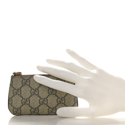 Gucci GG Supreme Monogram Key Case Brown 2 of 12