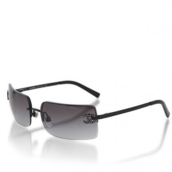 Chanel Crystal CC Logo Sunglasses 4104-B 1 of 9
