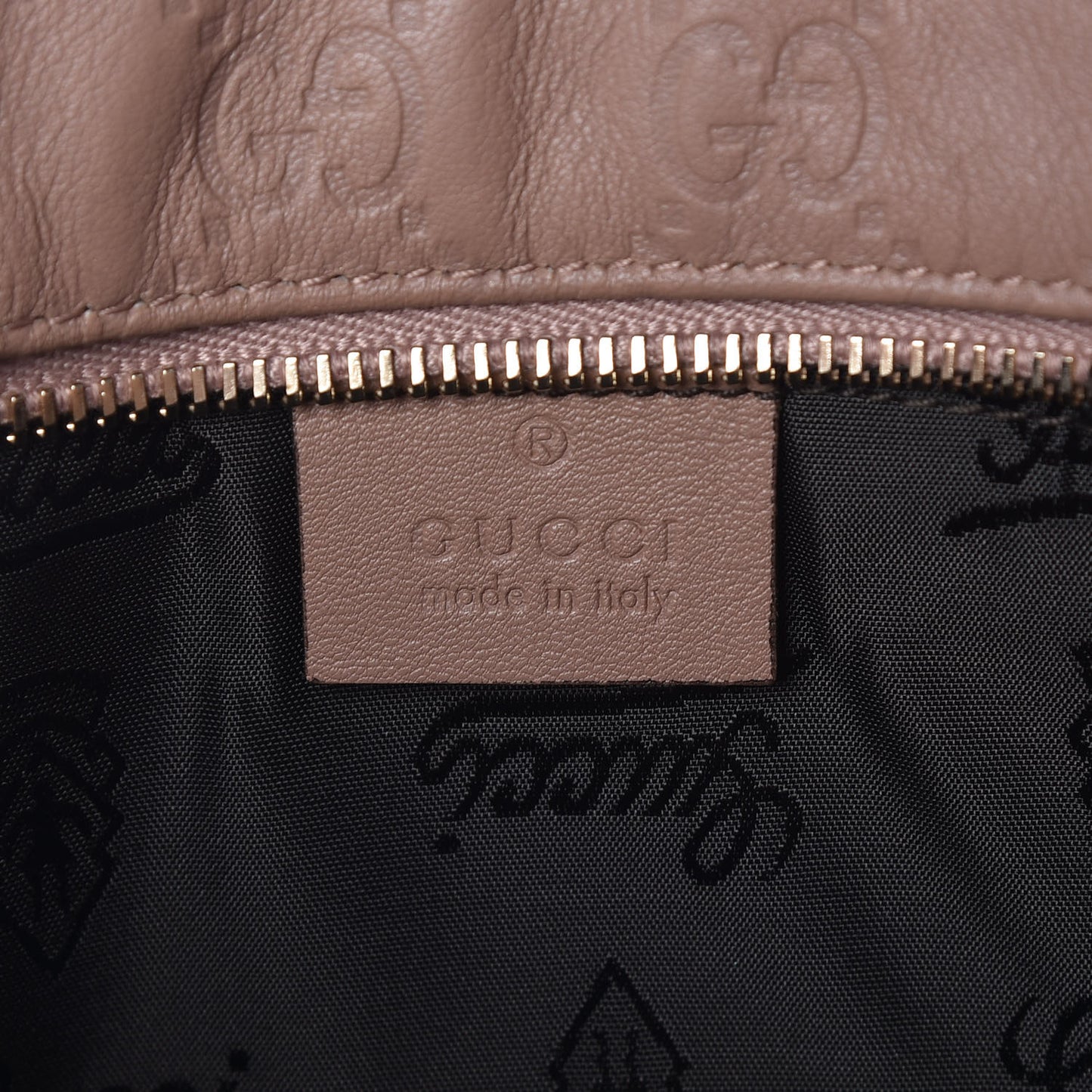 Guccissima Small Joy Tote Rose Beige
