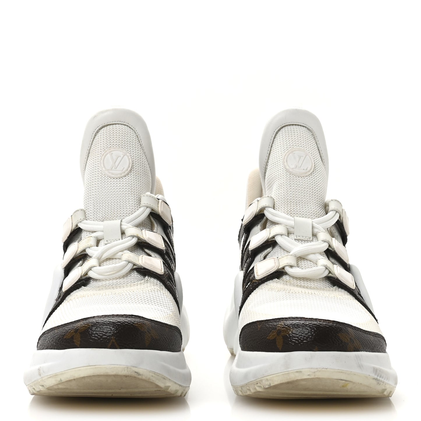 Patent Monogram LV Archlight Sneakers 38 White
