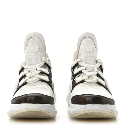 Louis Vuitton Patent Monogram LV Archlight Sneakers 38 White 3 of 8
