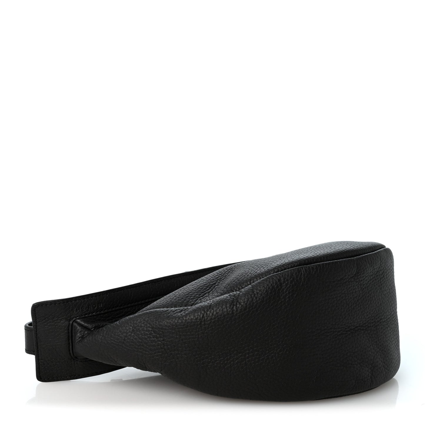 Grained Calfskin Small Slouchy Banana Bag Dark Brown