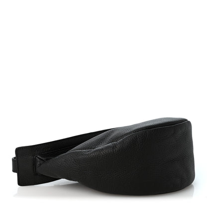 The Row Grained Calfskin Small Slouchy Banana Bag Dark Brown 4 of 9