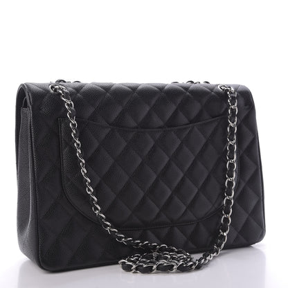 Chanel Caviar Quilted Maxi Double Flap Black 3 of 10