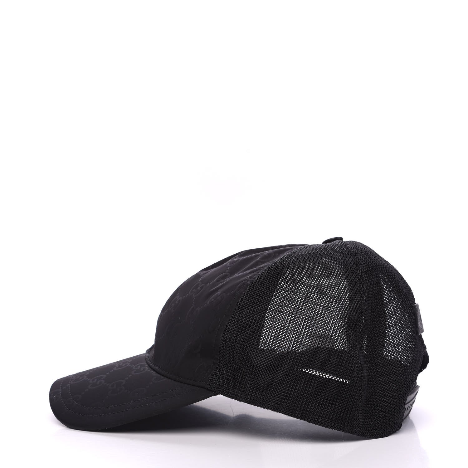 Gucci Nylon Monogram Baseball Hat L Black 3 of 7