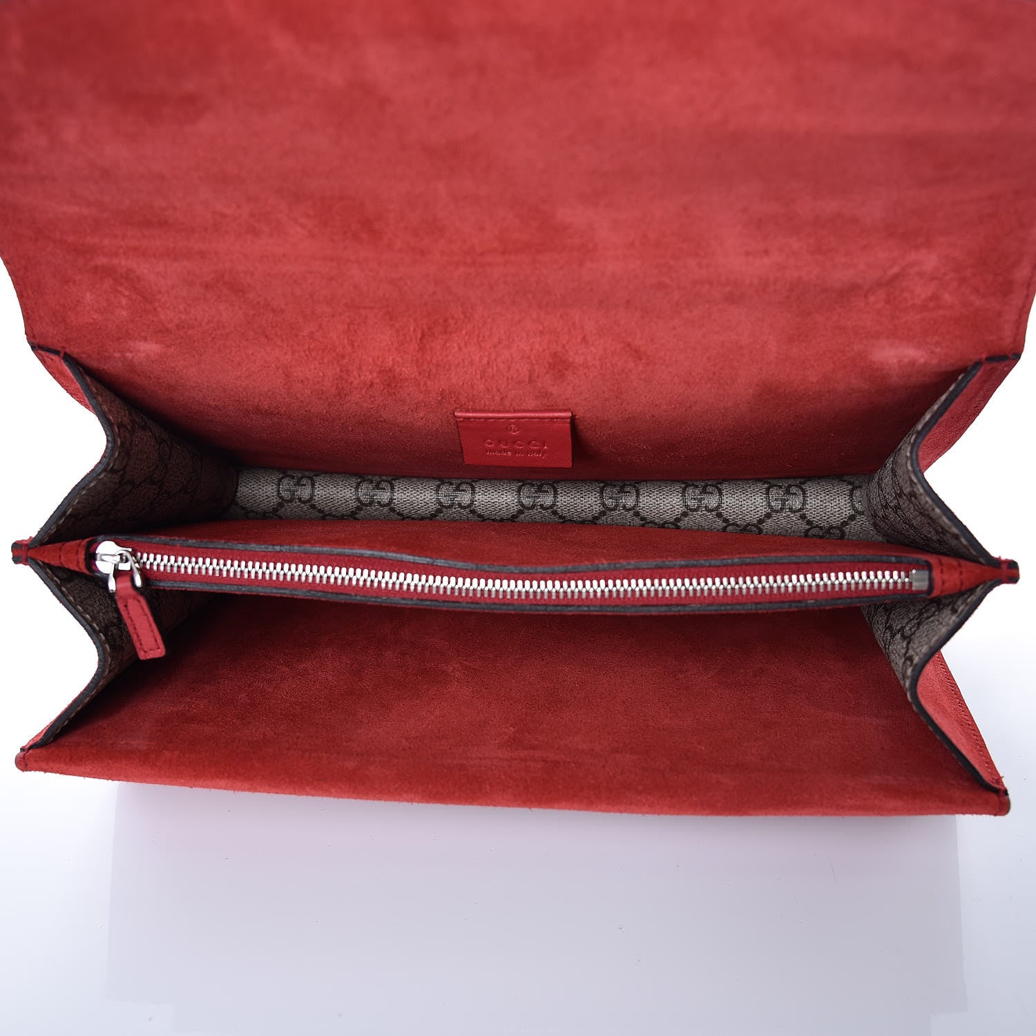 Gucci GG Supreme Monogram Small Dionysus Shoulder Bag Red 6 of 9