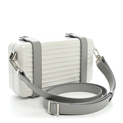 Rimowa Gloss Polycarbonate Personal Cross-Body Bag White Grey 2 of 9
