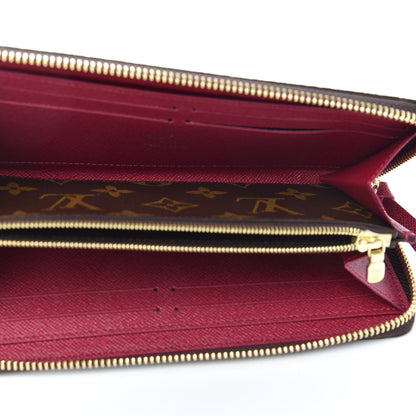 Louis Vuitton Monogram Clemence Wallet Fuchsia 5 of 6