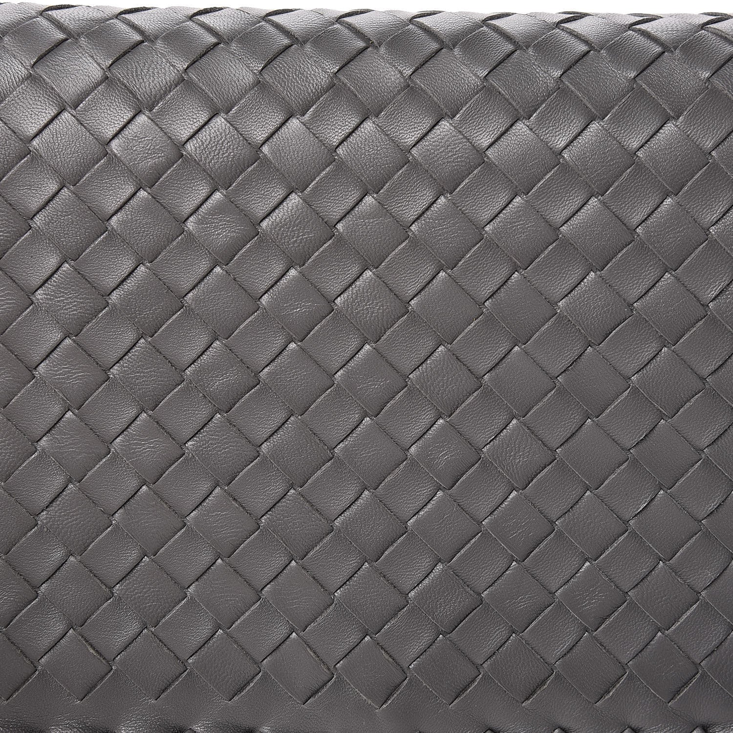 Bottega Veneta Nappa Intrecciato Dahlia Clutch Crossbody Light Grey 9 of 14