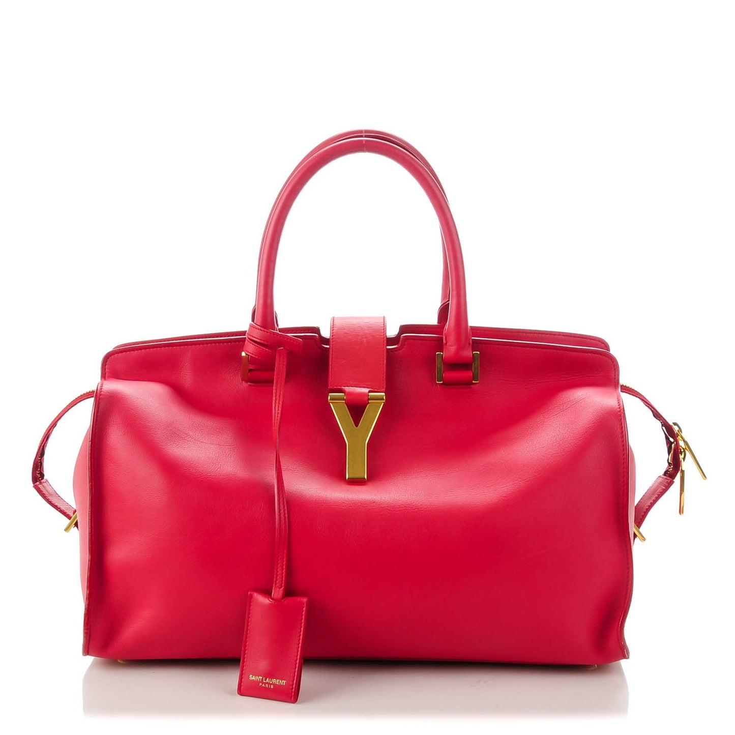 Calfskin Medium Classic Cabas Y Red