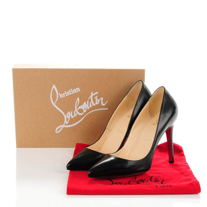 Christian Louboutin Kid Pigalle 100 Pumps 38 Black 8 of 8