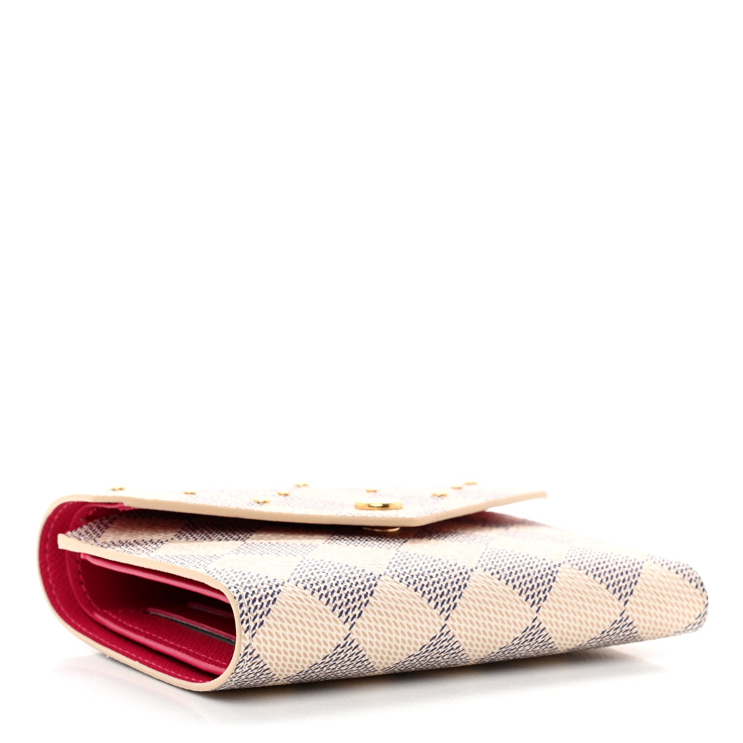 Louis Vuitton Damier Azur Studded Victorine Wallet 4 of 7