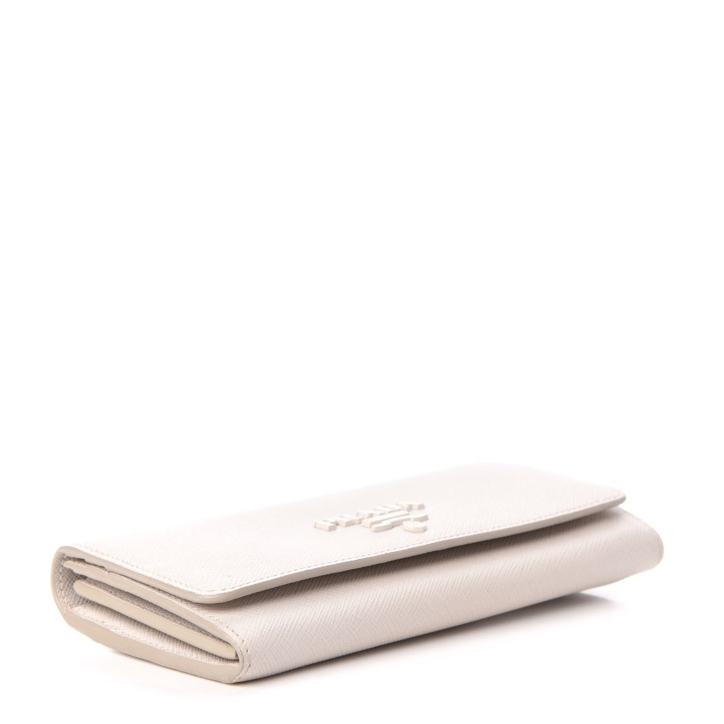 Saffiano Shine Monochrome Continental Wallet Talco