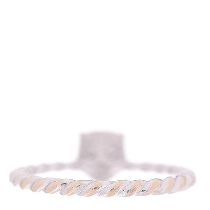 Gucci 18K White Gold Diamond .40ct Le Marché Des Merveilles Feline Ring 52 6 4 of 6