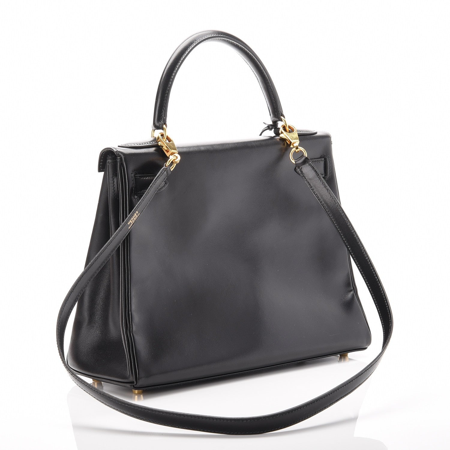 Hermes Box Kelly Retourne 28 Black 4 of 12