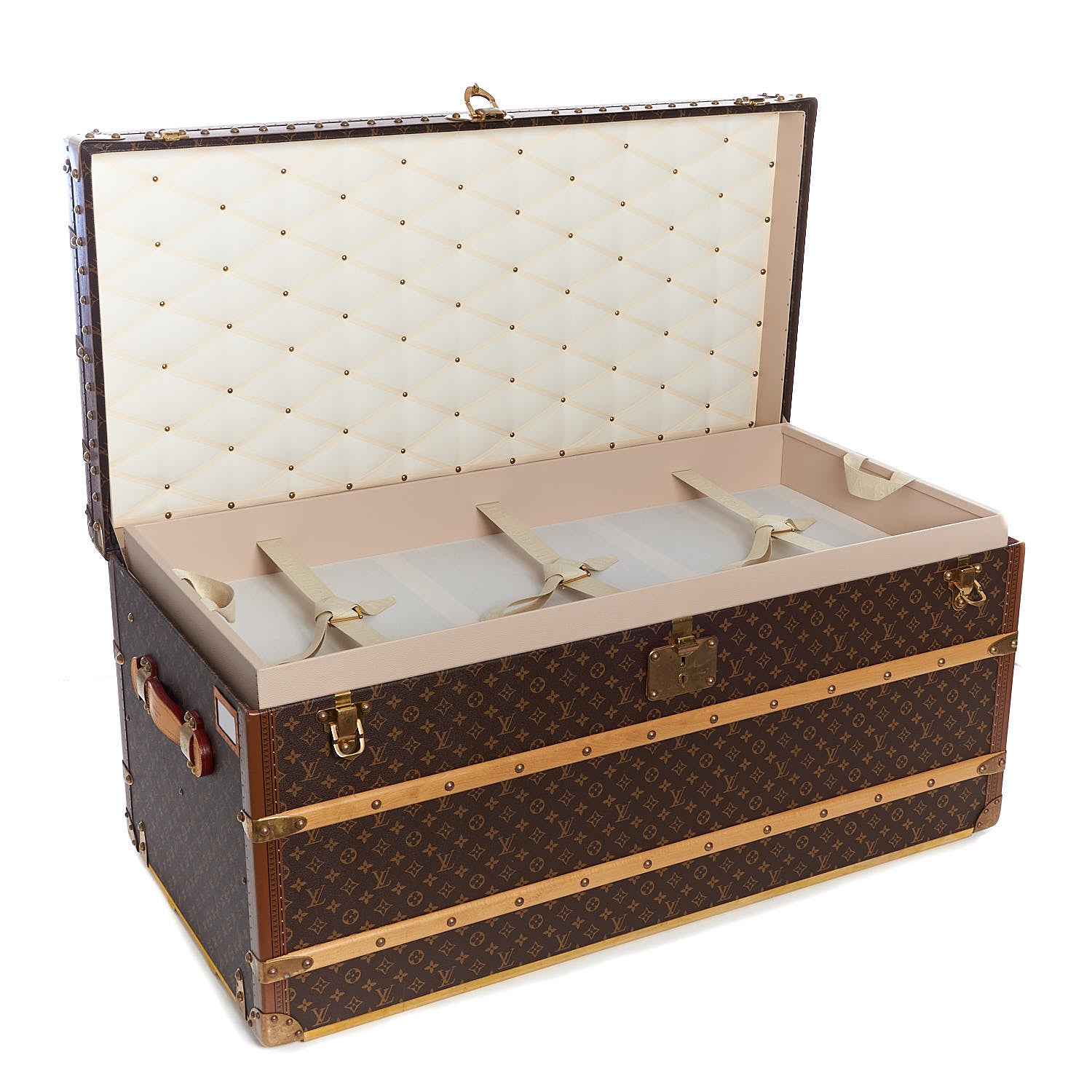 Louis Vuitton Monogram Malle Courrier Lozine Trunk 110 48 of 76