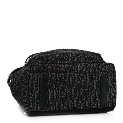 Christian Dior Oblique Calfskin Rider Backpack Black 3 of 9