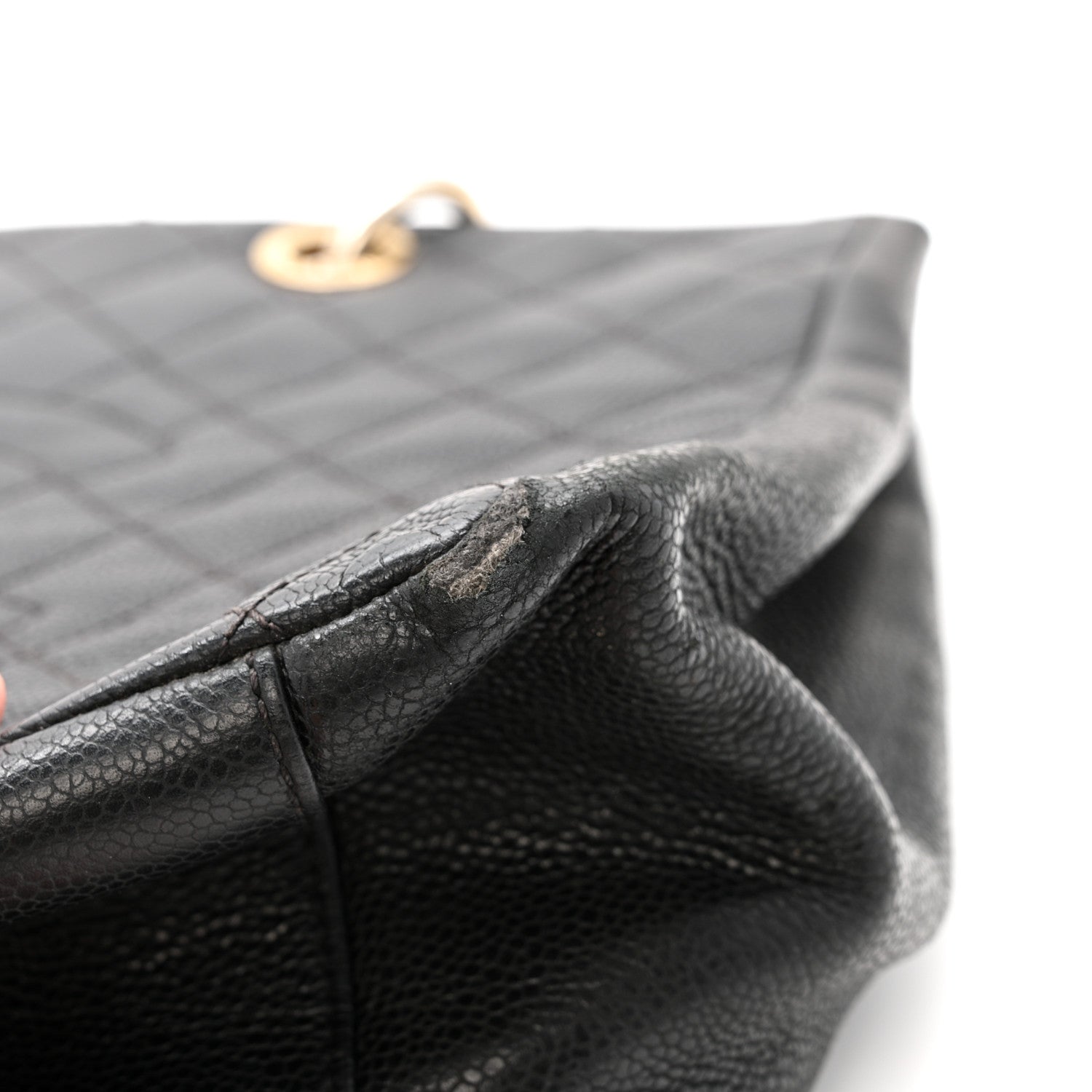 Chanel Caviar Quilted Grand Shopping Tote GST Black 12 of 17