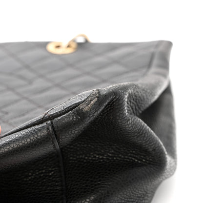 Chanel Caviar Quilted Grand Shopping Tote GST Black 12 of 17