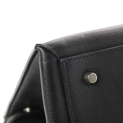 Celine Supple Calfskin Medium Edge Shoulder Bag Black 12 of 12
