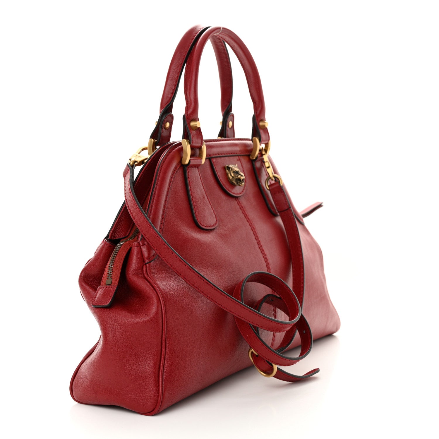 Gucci Piuma Lux Energy Medium Re(Belle) Top Handle Bag Romantic Cerise 3 of 12