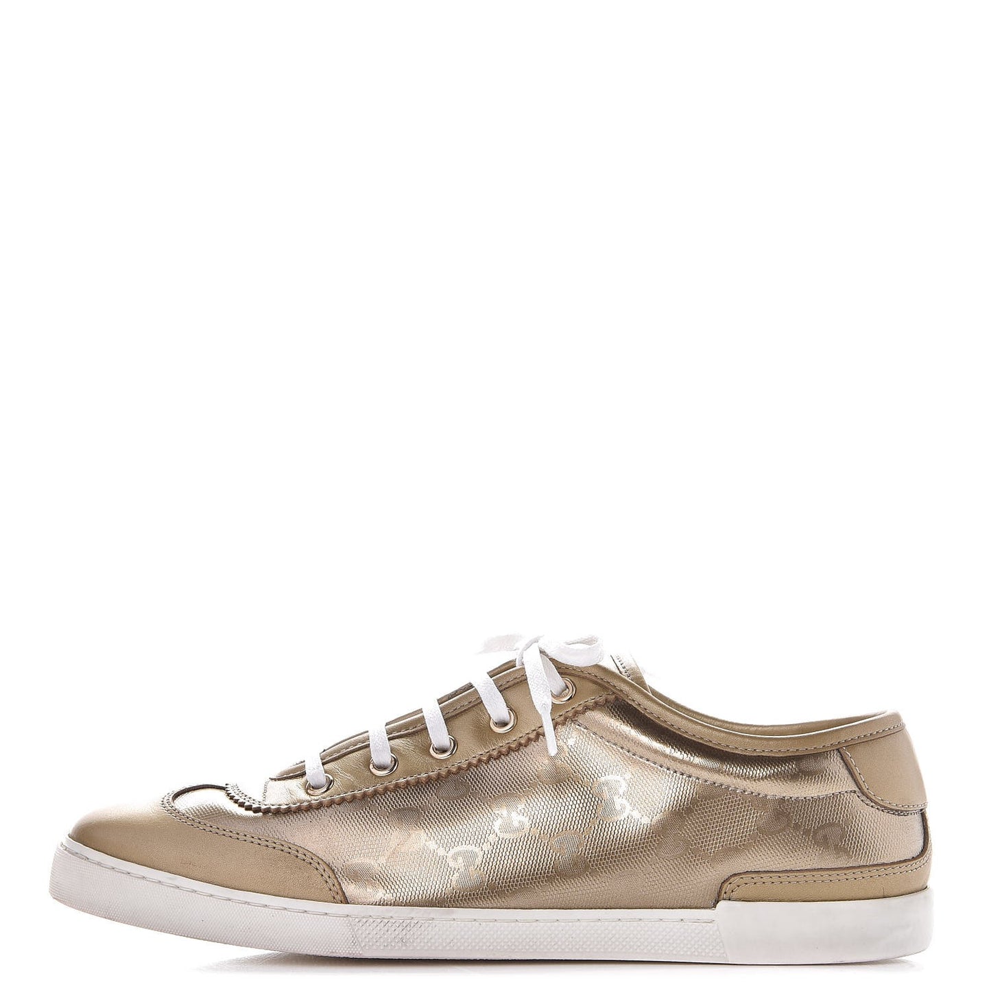 Imprime Monogram Mens Barcelona Sneakers 39.5 Champagne