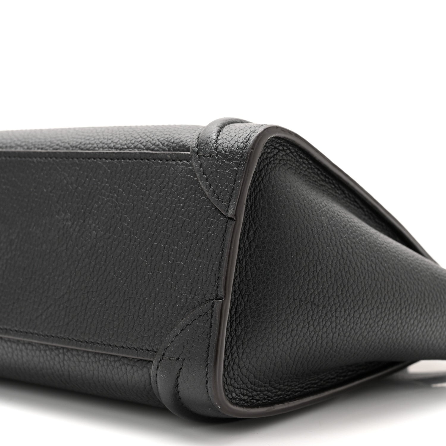 Celine Drummed Calfskin Nano Luggage Black 9 of 9
