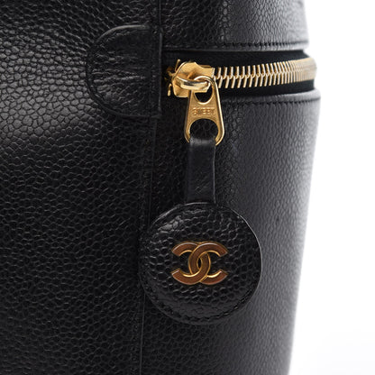 Chanel Caviar Cosmetic Vanity Bag Black 9 of 15