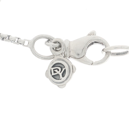 David Yurman Sterling Silver 18K Yellow Gold Belmont Heart Pendant Necklace 4 of 5