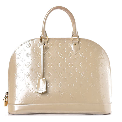 Louis Vuitton Vernis Alma GM Blanc Corail 1 of 14