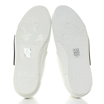 Christian Dior Technical Canvas Oblique Mens B23 Slip On Sneakers 42 White 5 of 9