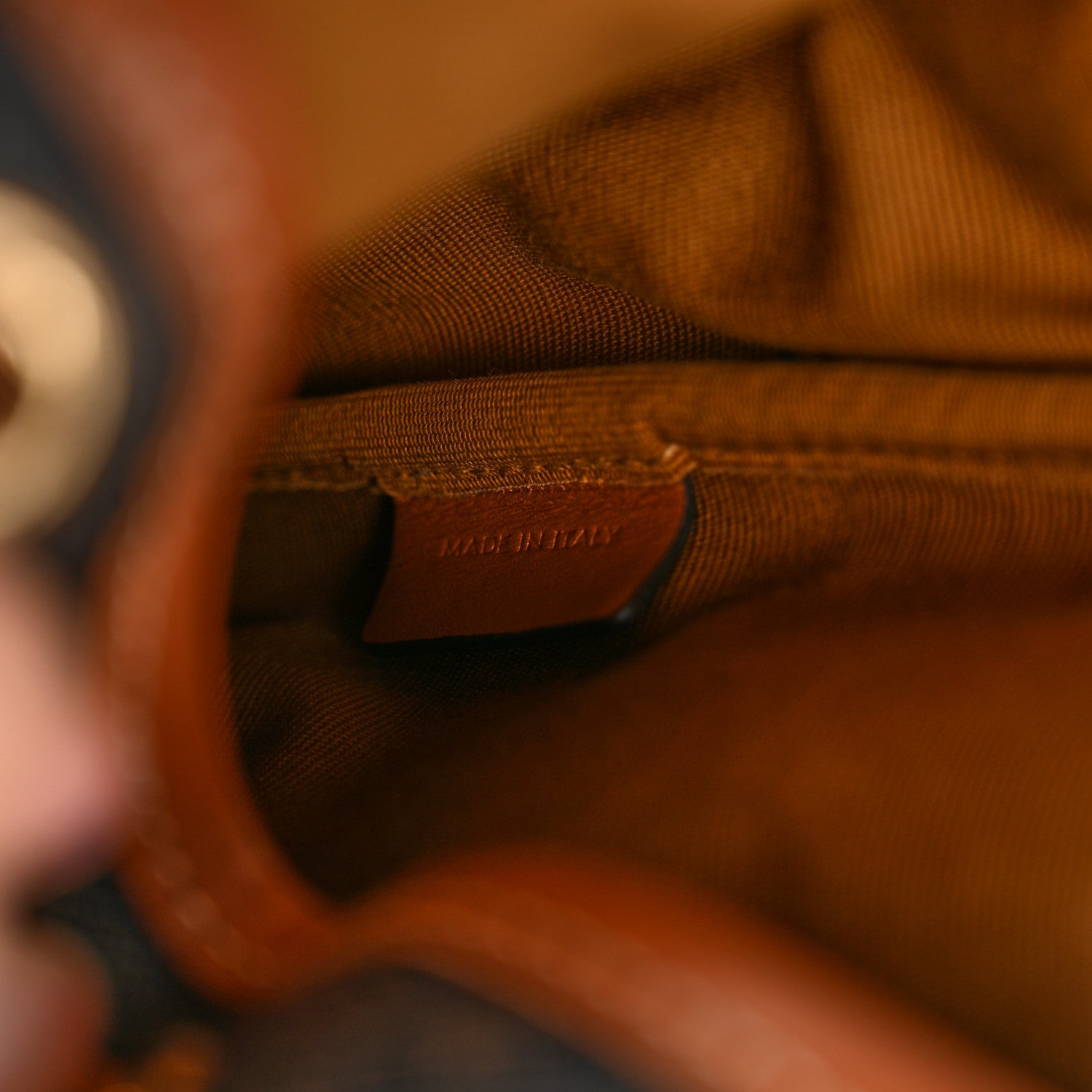 Celine Triomphe Canvas Calfskin Mini Folco Backpack Tan 7 of 11