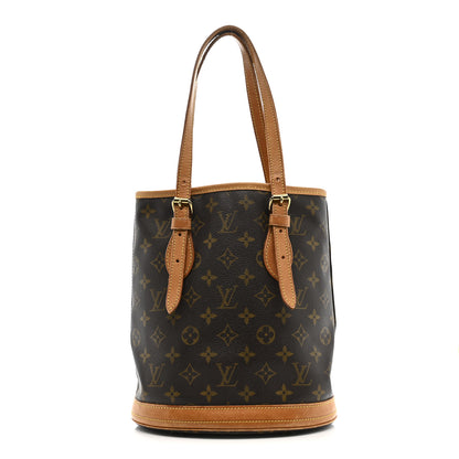 Louis Vuitton Monogram Petit Bucket 23 1 of 15