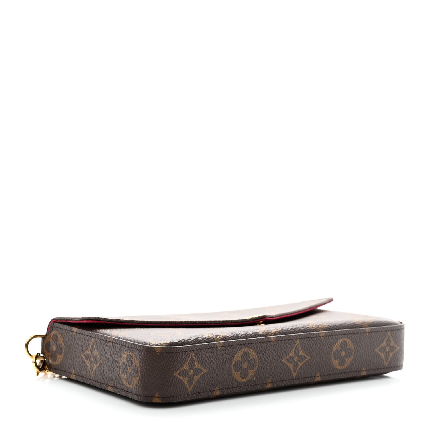 Louis Vuitton Monogram Pochette Felicie Chain Wallet Fuchsia 9 of 29