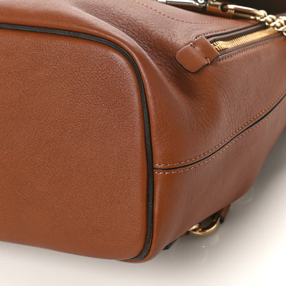 Chloe Suede Calfskin Medium Faye Backpack Tan 8 of 8