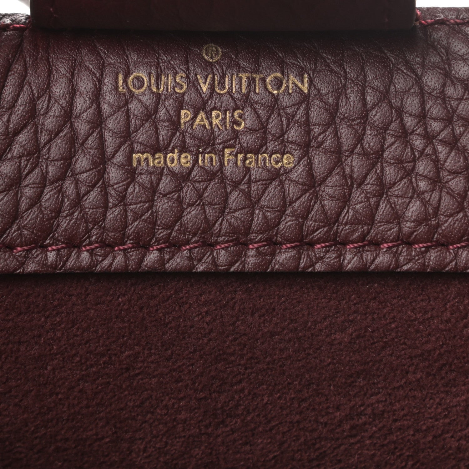 Louis Vuitton Damier Ebene Cuir Taurillon Brittany Bordeaux 6 of 11