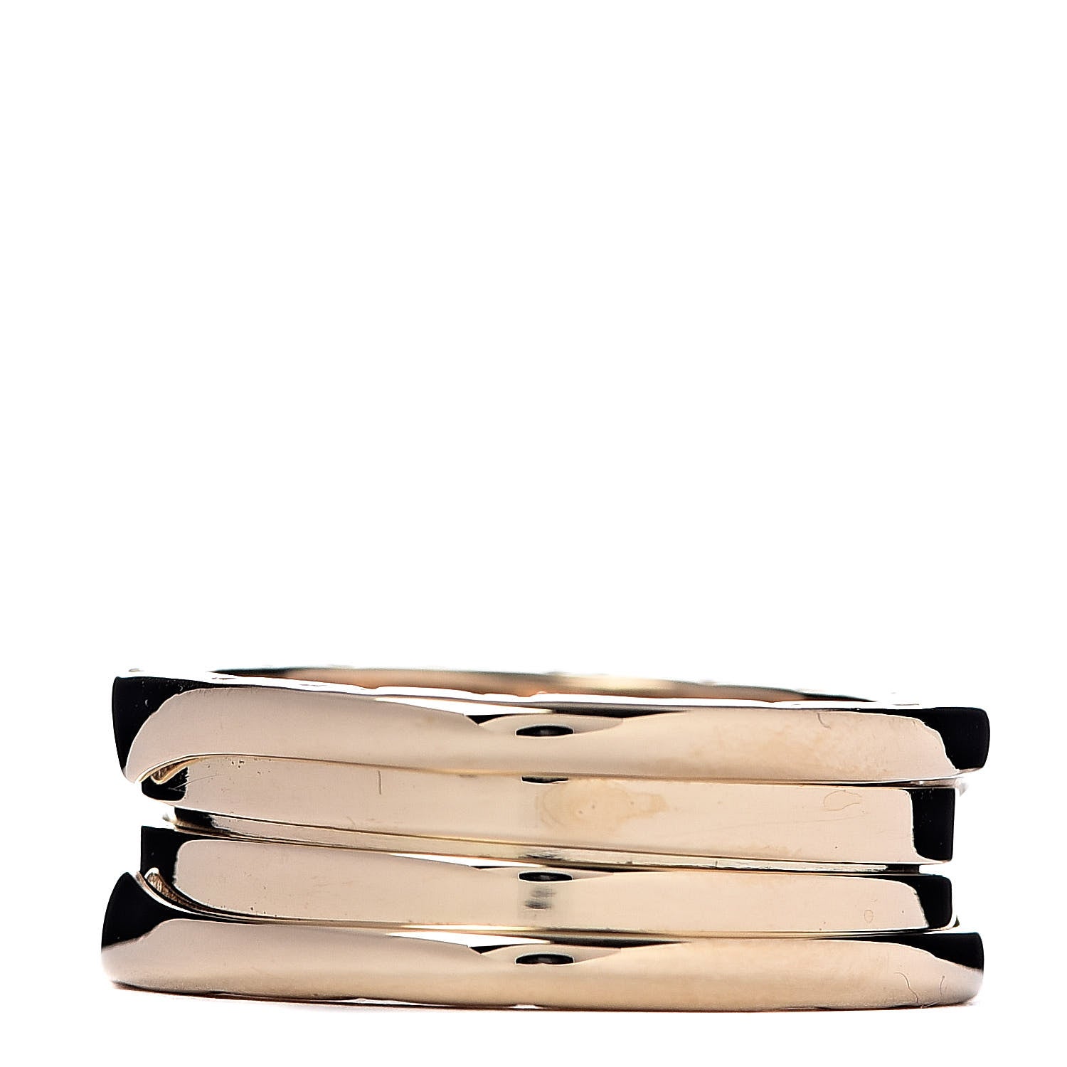 Bulgari 18K Yellow Gold B.Zero1 Three-Band Ring 55 7.25 3 of 5