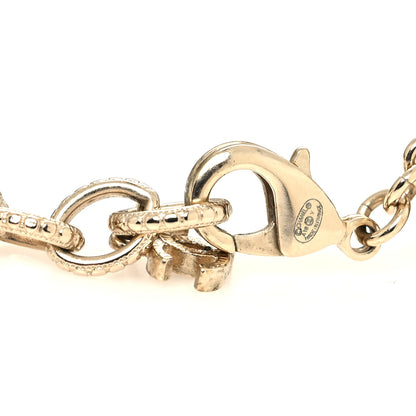 Chanel Mesh Ribbon Choker Necklace Gold 4 of 5